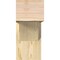 Ekena Millwork Traditional Block Rough Sawn Bracket w/ Offset Brace, Douglas Fir, 8"W x 18"D x 18"H BKT0806X18X18TRA05RDF - alternate 3